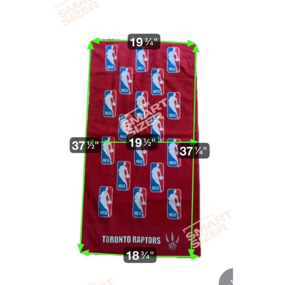 Toronto Raptors Bath Towel NBA Red Cotton McArthur Sports Licensed Logo Print - Picture 6 of 6